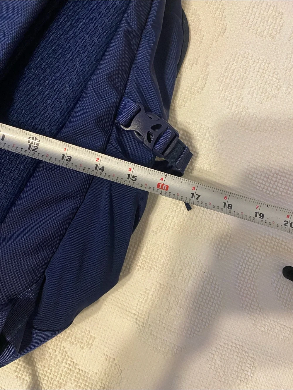 Patagonia Deep Blue Bungee Front Daypack, looks new inside,  see pictures